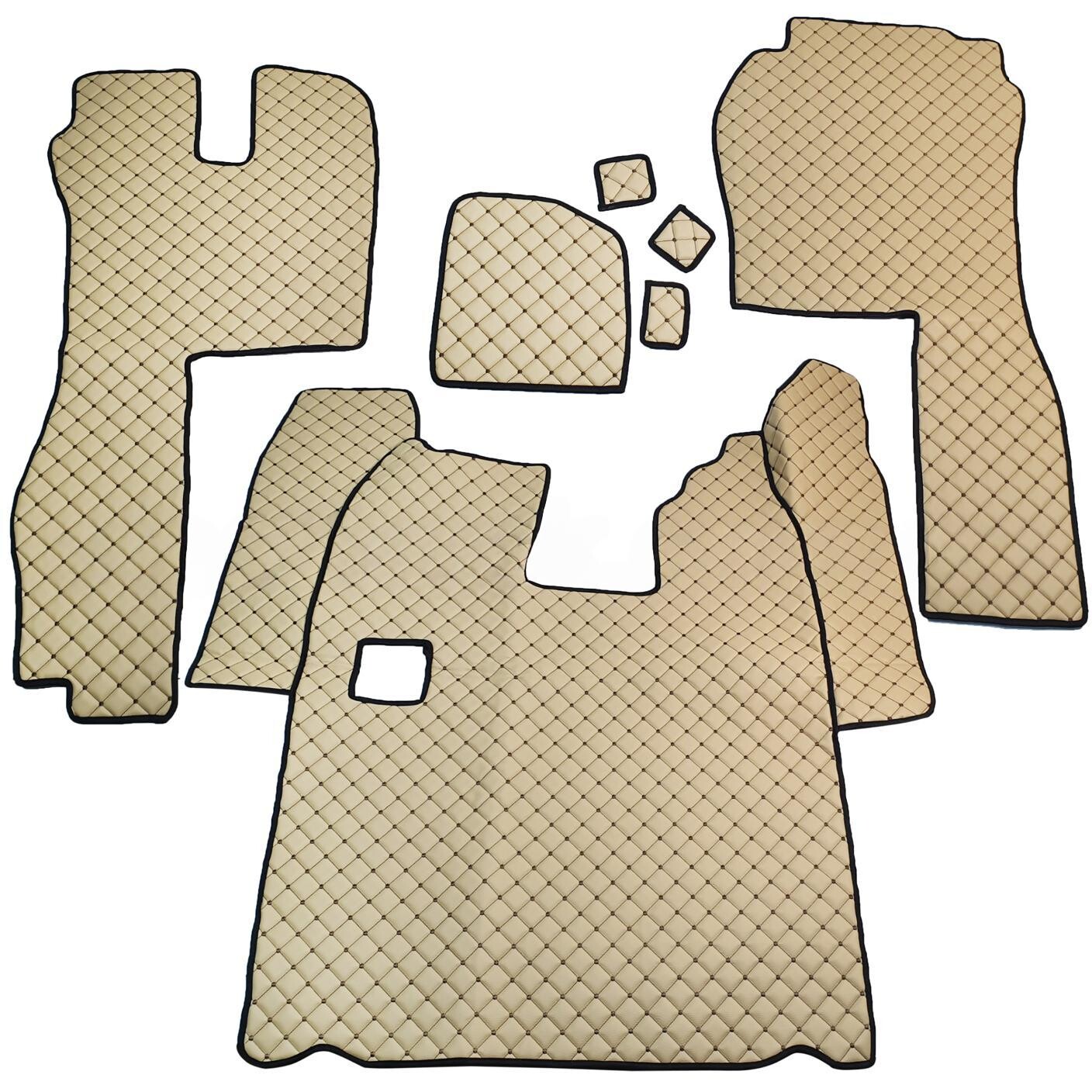 Коврик Экокожа SCANIA R 2004-2013; МКПП, бежевый, АСП