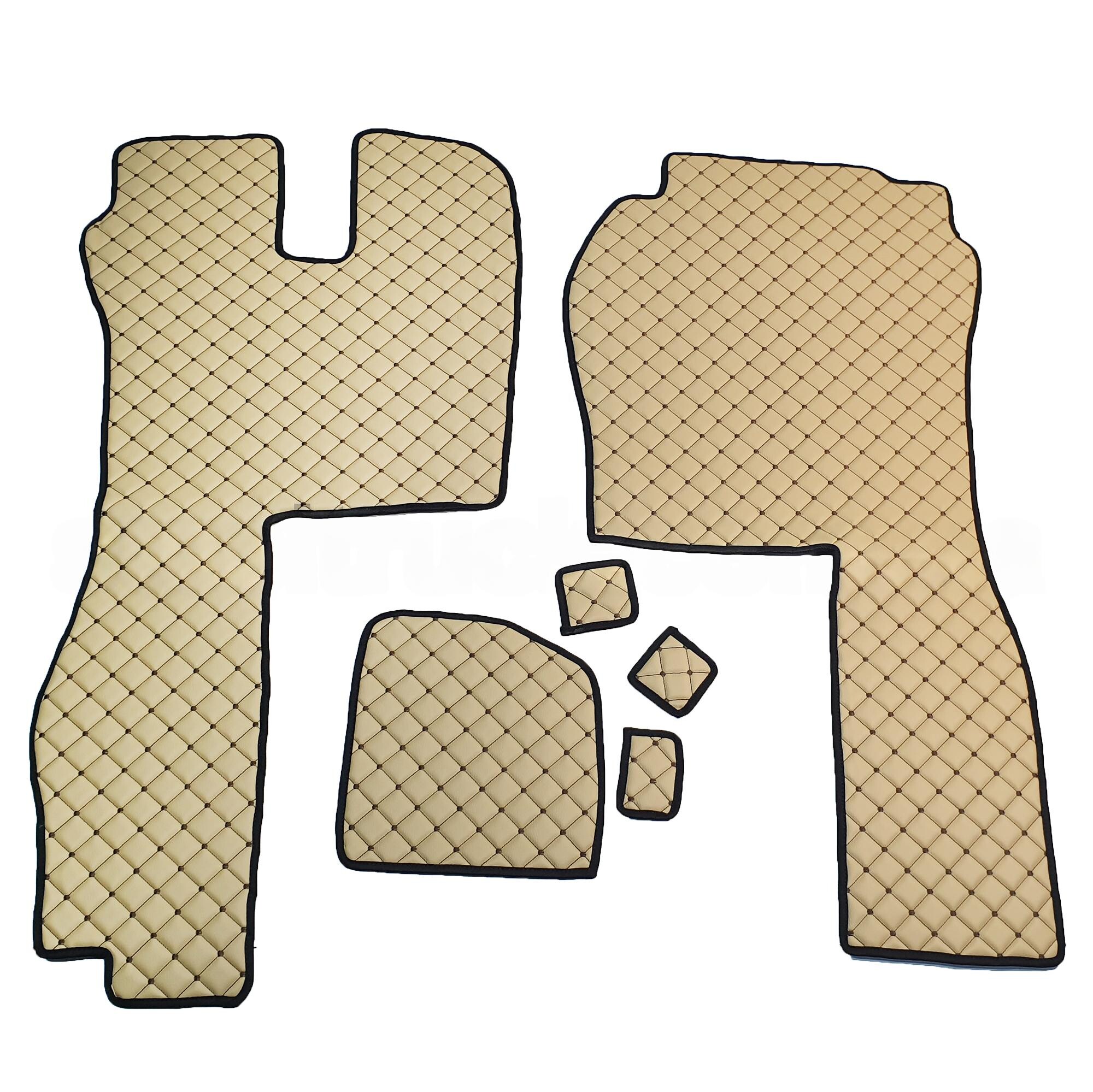 Коврик Экокожа SCANIA R 2004-2013; МКПП, бежевый, АСП