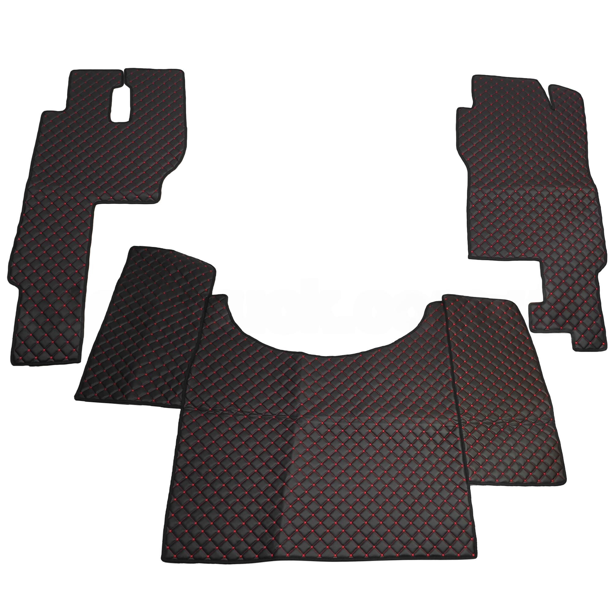 Килимок Екошкіра MERCEDES Actros 2003-2012 MP2, MP3; чорний, АСП Килимок Екошкіра MERCEDES Actros 2003-2012 MP2, MP3; чорний, АСП