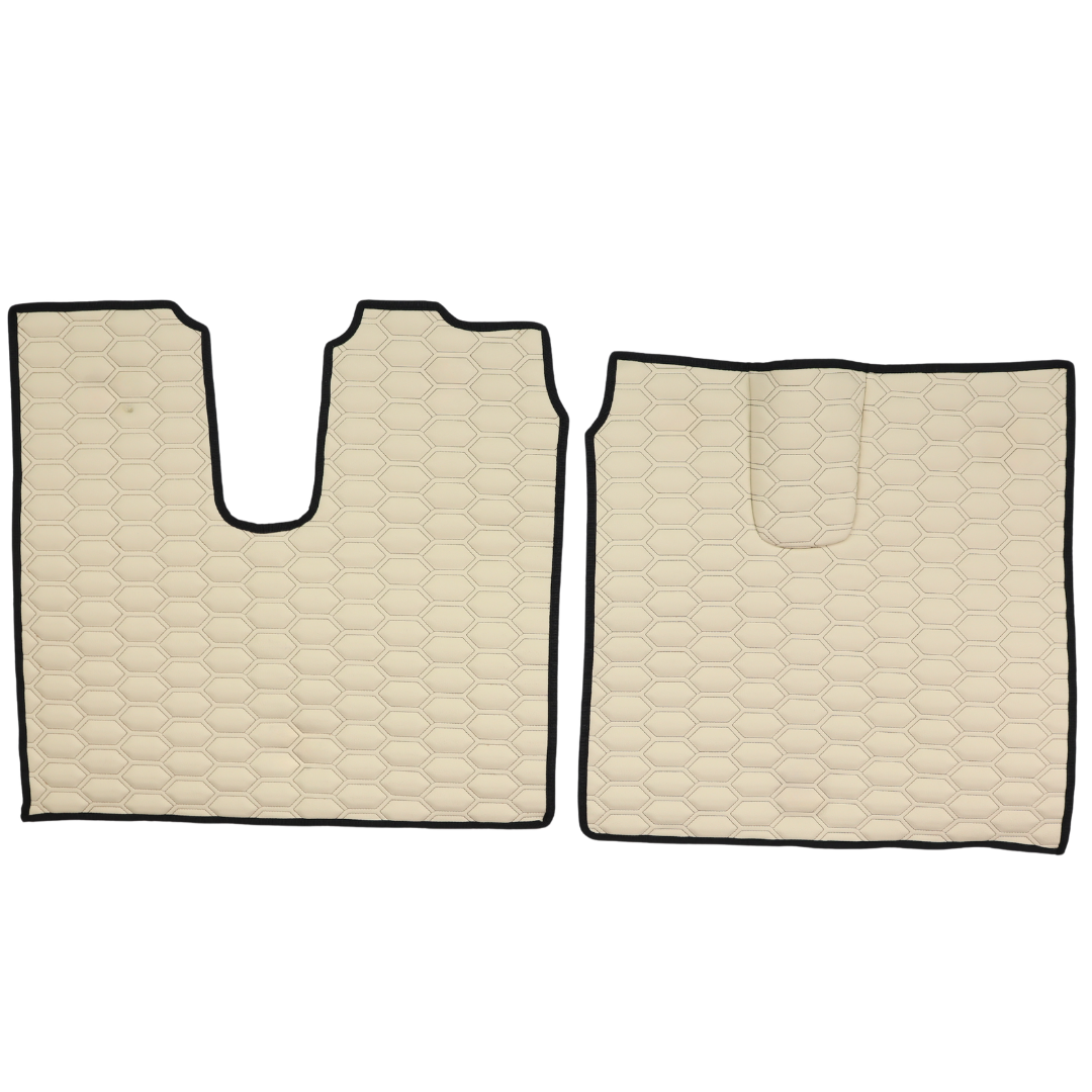 Килимок Екошкіра MAN TGX 2008-2017; 1ящ., бежевий, АСП Килимок Екошкіра MAN TGX 2008-2017; 1ящ., бежевий, АСП