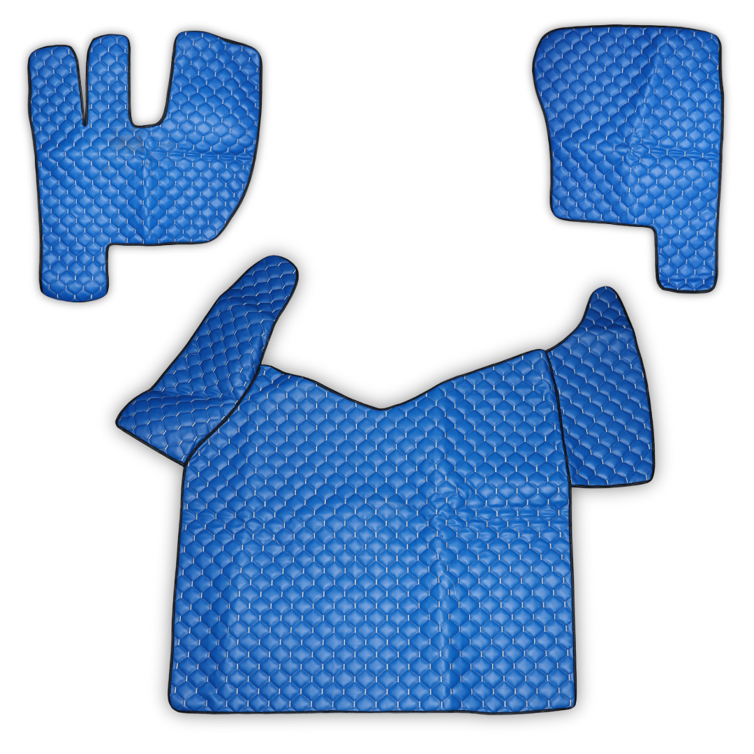 Коврик Экокожа RENAULT T з 2014; АКПП, синий