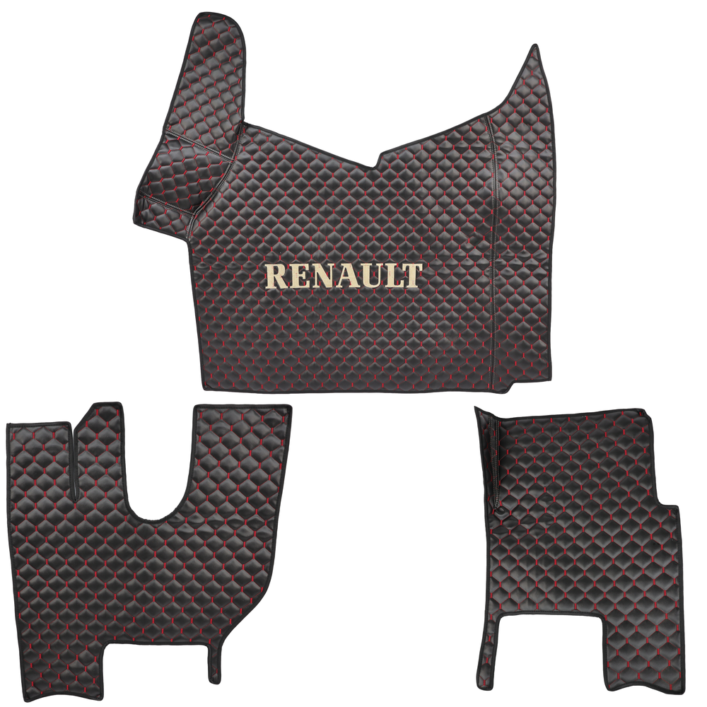 Килимок Екошкіра RENAULT T з 2014; АКПП, чорный, АСП