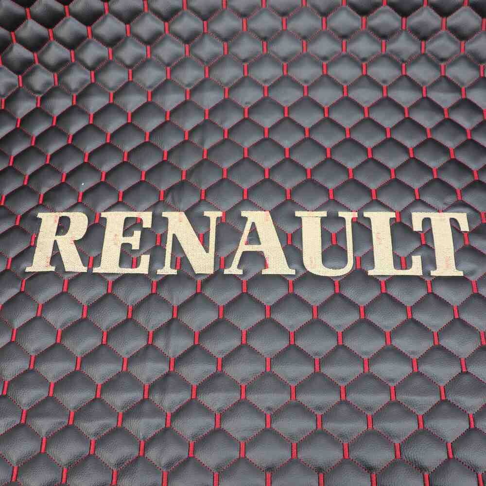 Килимок Екошкіра RENAULT T з 2014; АКПП, чорный, АСП