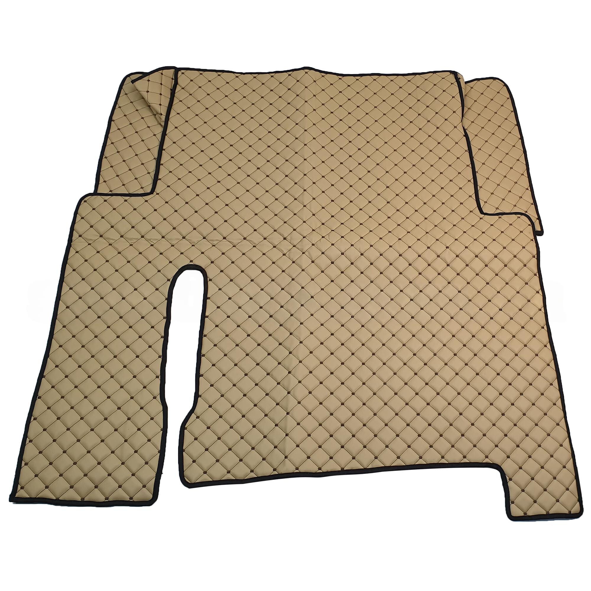 Коврик Экокожа MAN TGX 2017-2020; 1ящ., АКПП, бежевый, АСП Коврик Экокожа MAN TGX 2017-2020; 1ящ., АКПП, бежевый, АСП