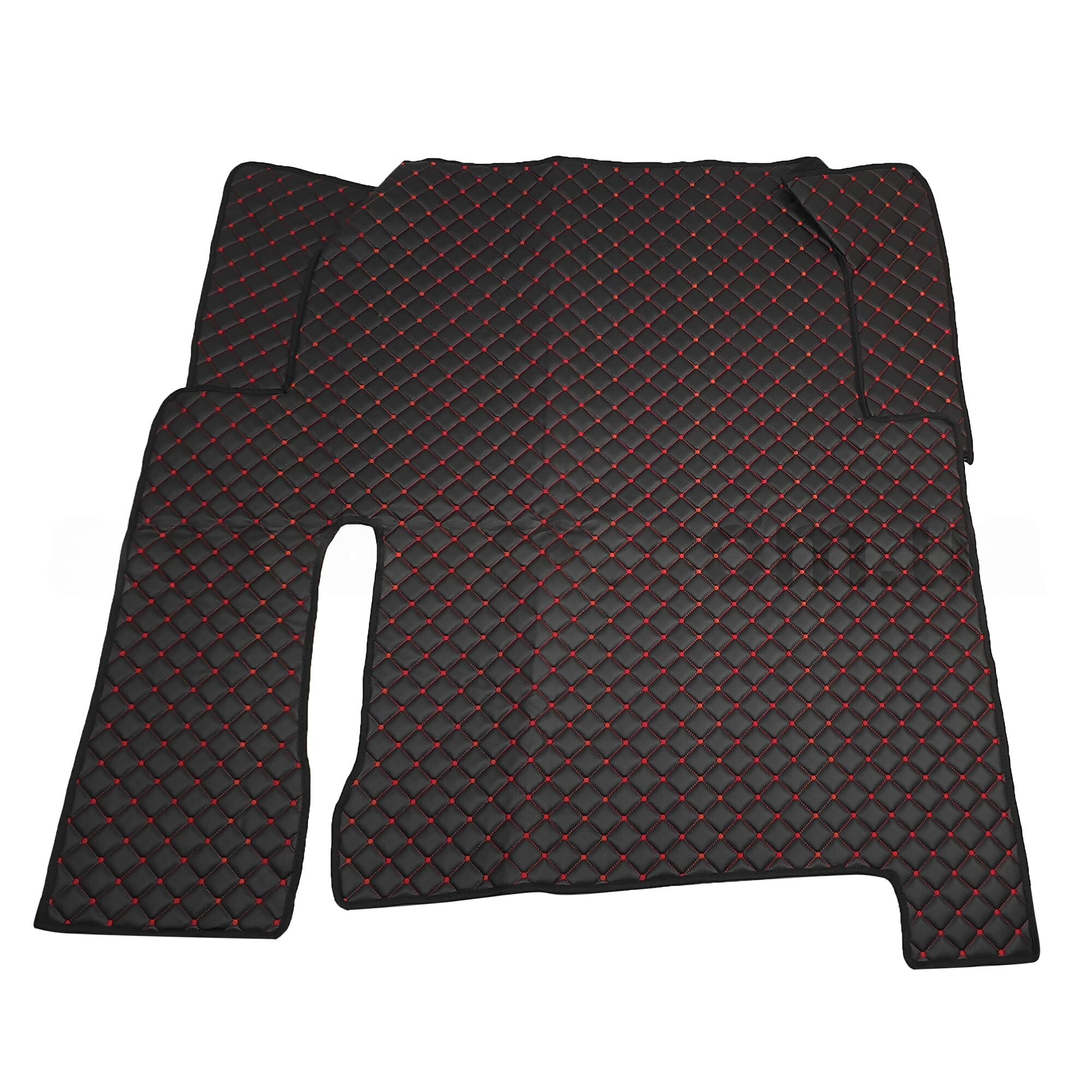 Килимок Екошкіра MAN TGX 2008 -2017; 2 ящ, чорний Килимок Екошкіра MAN TGX 2008 -2017; 2 ящ, чорний