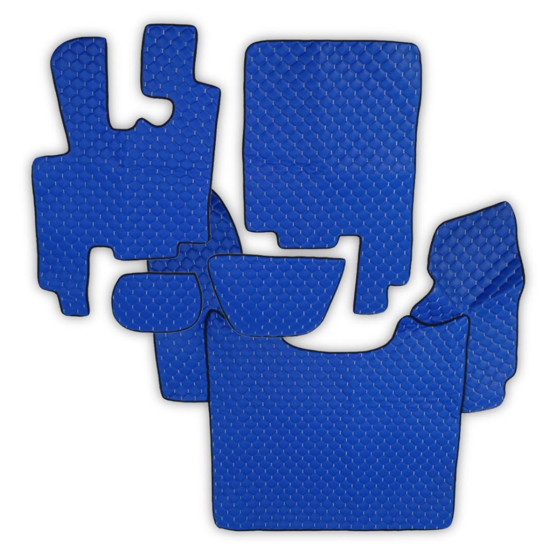 Коврик Экокожа DAF XF105 2005-2013; АКПП, синий, Коврик Экокожа DAF XF105 2005-2013; АКПП, синий,