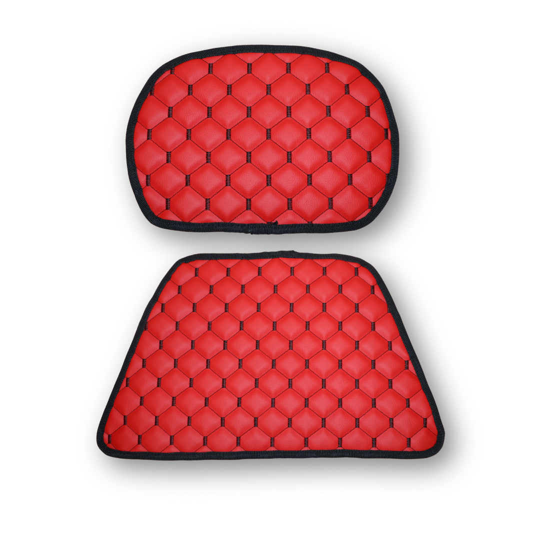 Килимок Екошкіра DAF XF105 2005-2013; АКПП, червоний,