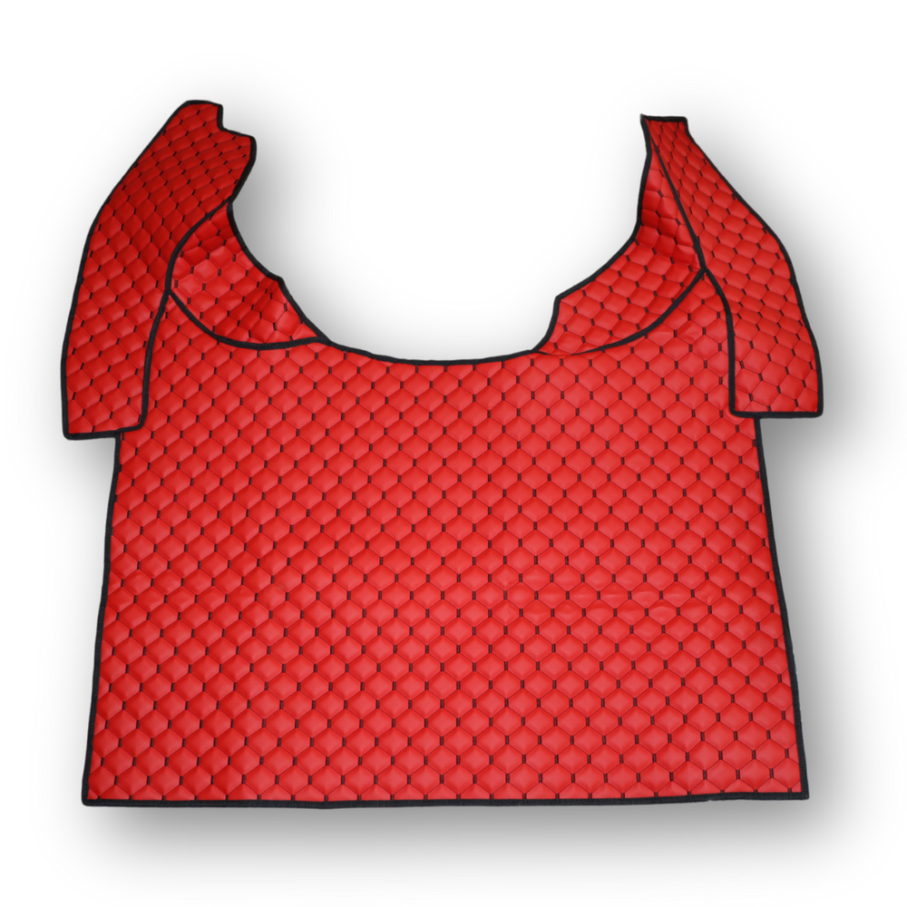 Килимок Екошкіра DAF XF105 2005-2013; АКПП, червоний,