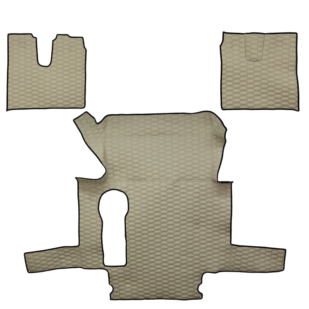 Килимок Екошкіра MAN TGA XXL 2000-2011; АКПП, МКПП, бежевий, АСП Килимок Екошкіра MAN TGA XXL 2000-2011; АКПП, МКПП, бежевий, АСП