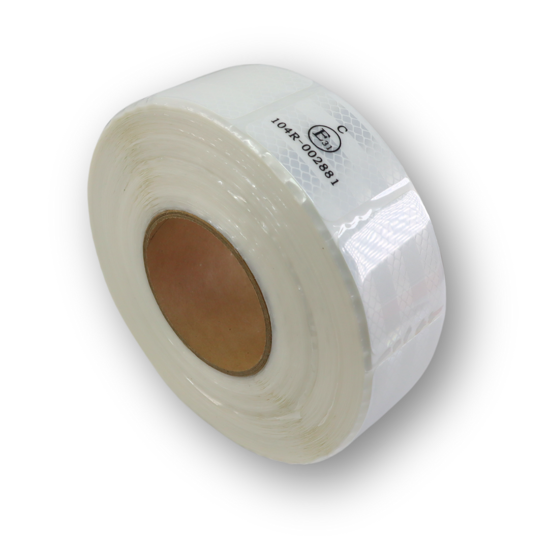 Стрічка світловідбивна для тенту, біла Стрічка світловідбивна для тенту, біла