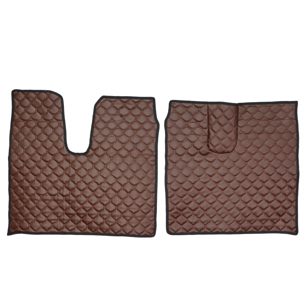 Коврик Экокожа MAN TGX с 2021; 2ящ.,АКПП, коричневый,