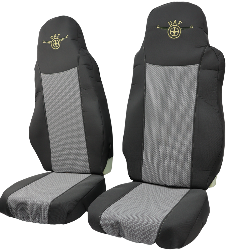 Чохол на сидіння DAF XF95 105 CF85 75 65 LF (2002-2012), сірий Чохол на сидіння DAF XF95 105 CF85 75 65 LF (2002-2012), сірий