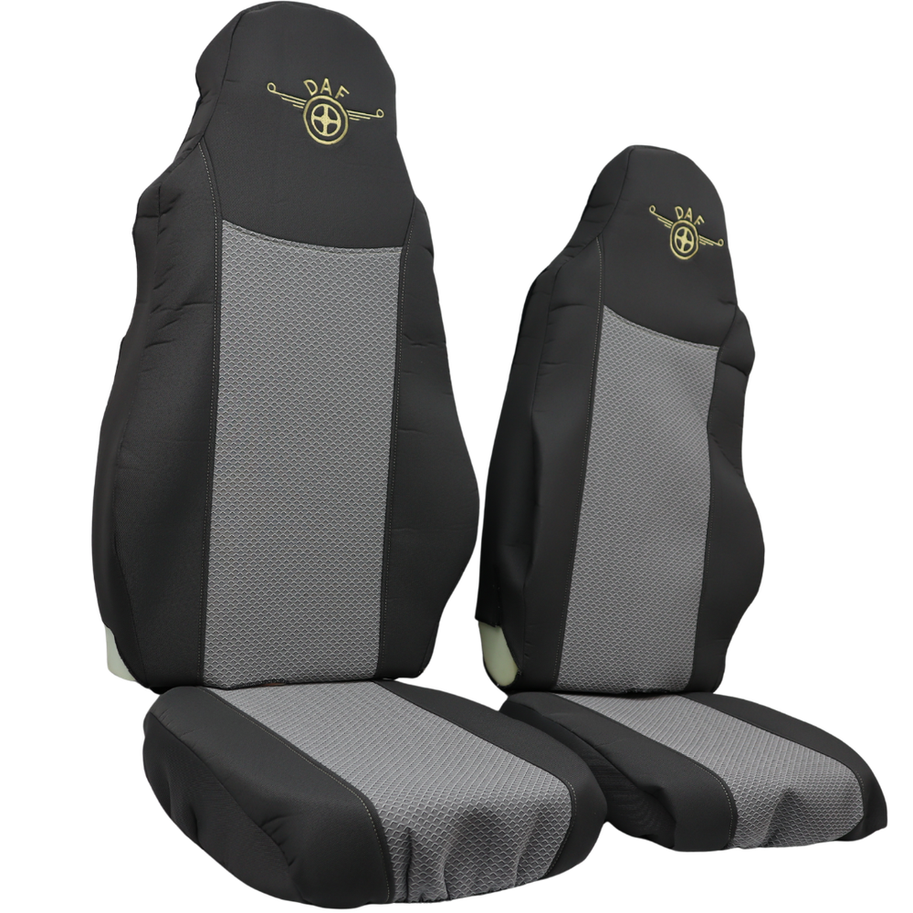 Чохол на сидіння DAF XF95 105 CF85 75 65 LF (2002-2012), сірий Чохол на сидіння DAF XF95 105 CF85 75 65 LF (2002-2012), сірий