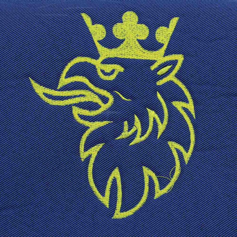 Чехол на сиденья SCANIA R,G,P (2004-2017) водит. пилот - пасс. складное, синий