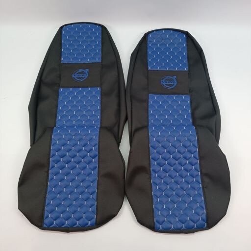 Чехол на сиденья Экокожа VOLVO FH FM (2002-2013) (пилот) синий Чехол на сиденья Экокожа VOLVO FH FM (2002-2013) (пилот) синий