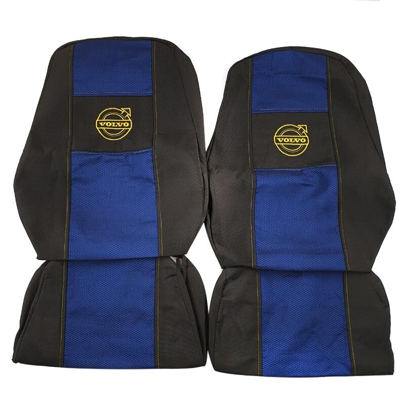 Чохол на сидіння VOLVO FH FM (2002-2013) (з підголовником), синій