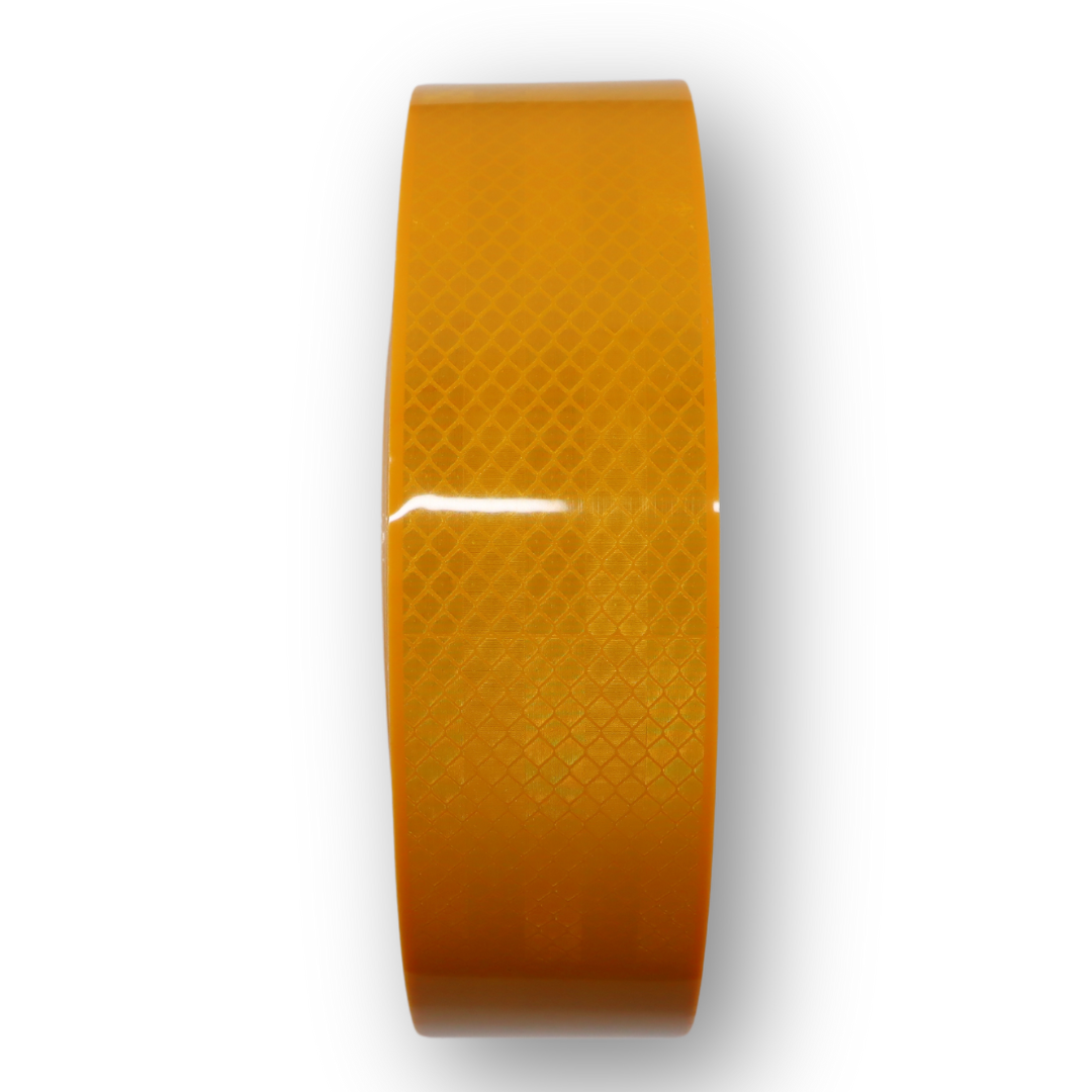 Лента светоотражающая для контейнера, желтая