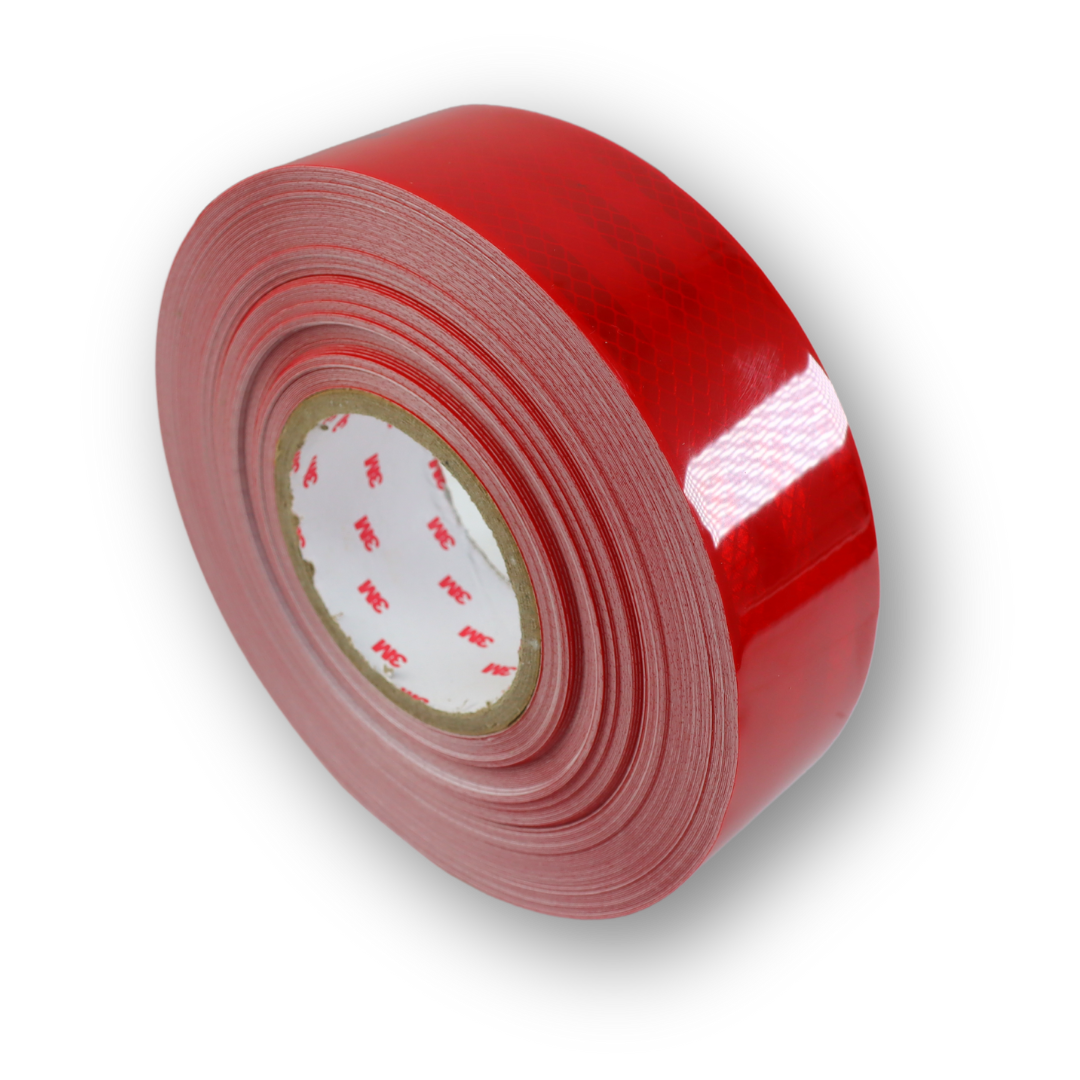 Стрічка світловідбивна для контейнера, червона Стрічка світловідбивна для контейнера, червона