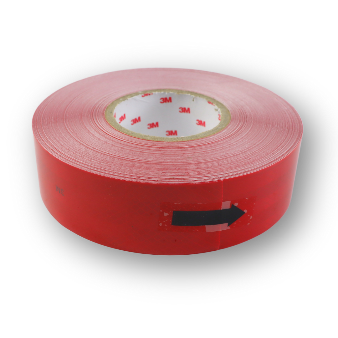 Стрічка світловідбивна для контейнера, червона Стрічка світловідбивна для контейнера, червона
