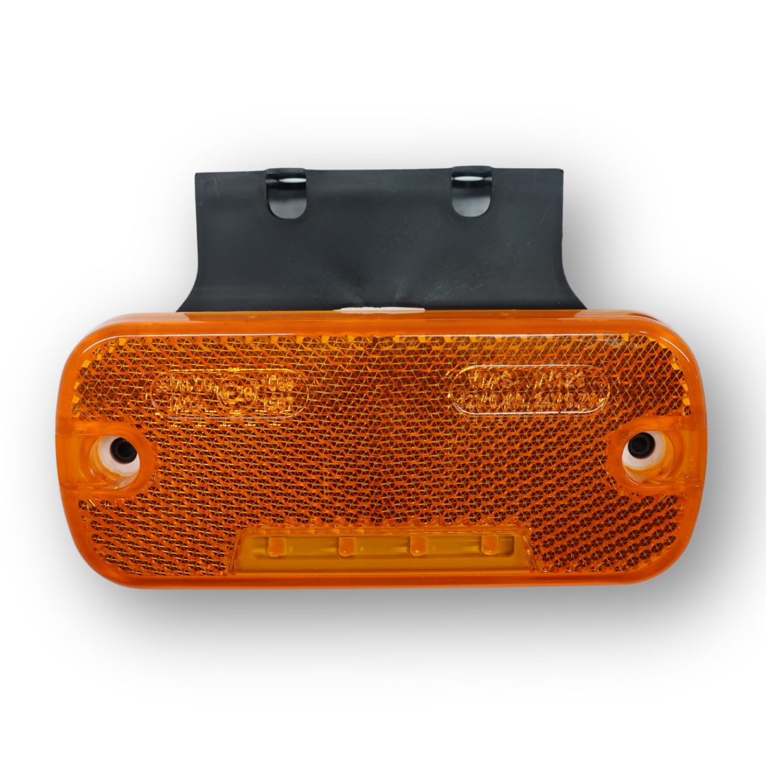 Фонарь габаритный диодный желтый 12-24 V \с креплением 4 диод.\ WAS Фонарь габаритный диодный желтый 12-24 V \с креплением 4 диод.\ WAS