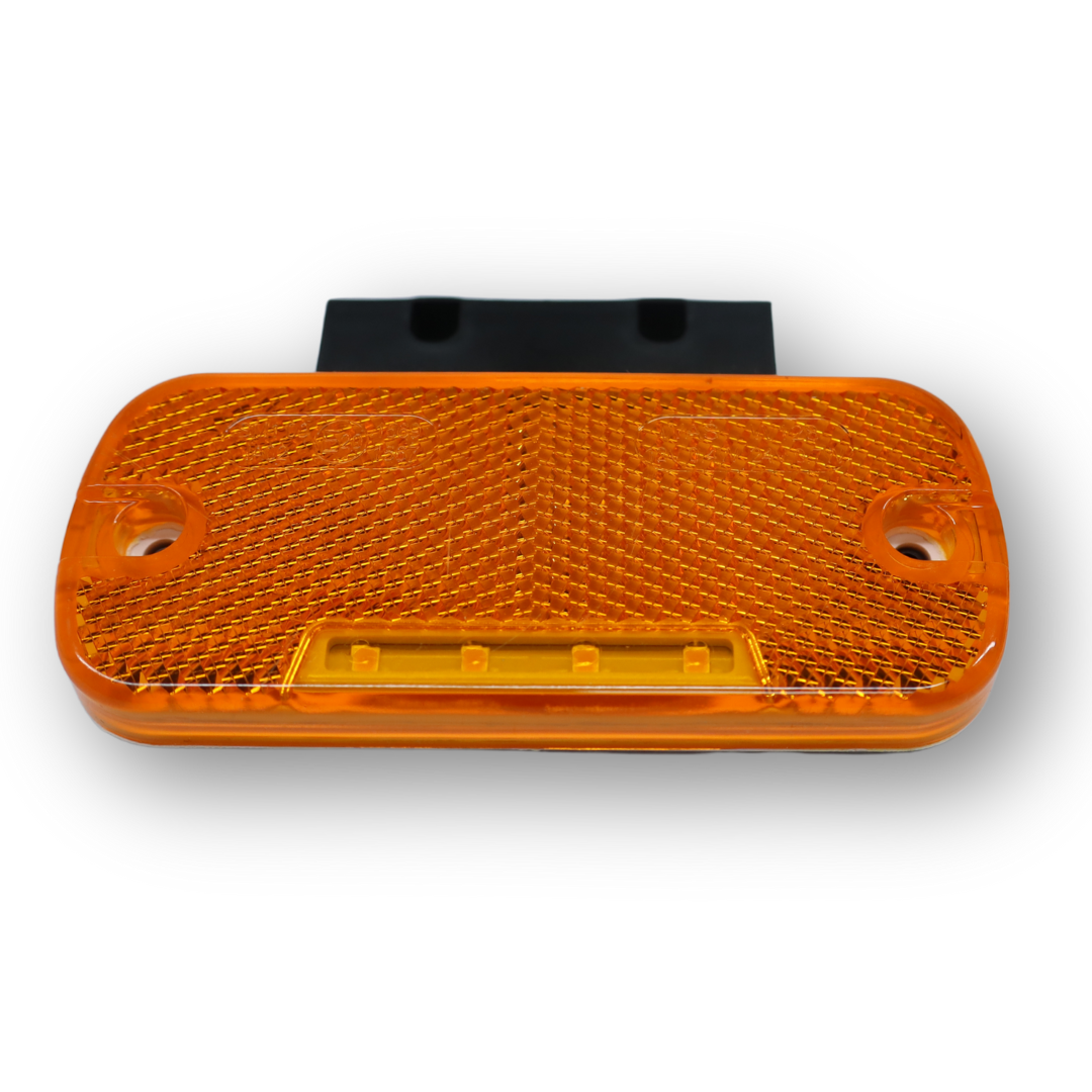 Фонарь габаритный диодный желтый 12-24 V \с креплением 4 диод.\ WAS Фонарь габаритный диодный желтый 12-24 V \с креплением 4 диод.\ WAS