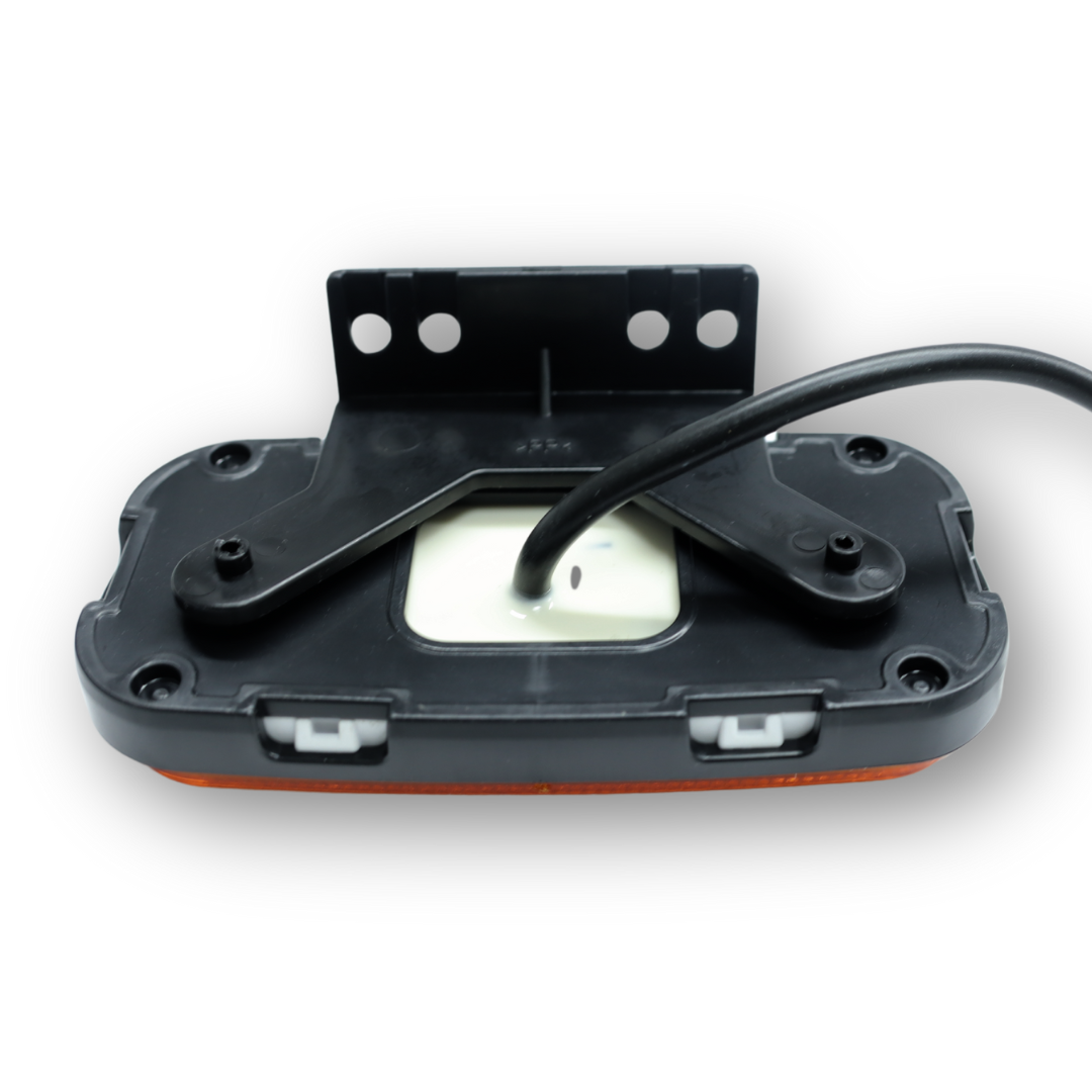 Ліхтар габаритний NEON жовтий 12-24V 117X56 бічний сигнал пов. \WAS\