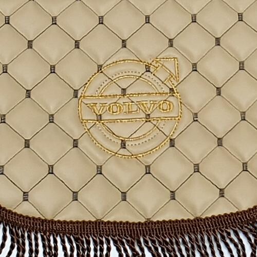 Шторка Екошкіра "Wave" RENAULT лоб + косинки бежевий Шторка Екошкіра "Wave" RENAULT лоб + косинки бежевий