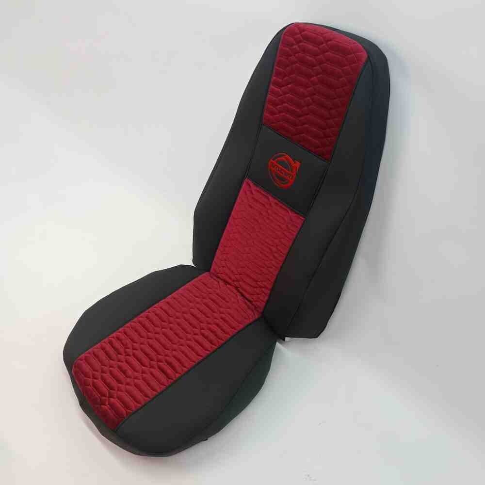 Чохол на сидіння KADIFE Велюр+Ткань VOLVO FH FM (2002-2013) (пілот) червоний Чохол на сидіння KADIFE Велюр+Ткань VOLVO FH FM (2002-2013) (пілот) червоний