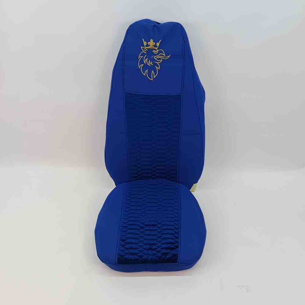 Чехол на сиденья KADIFE Велюр+Ткань SCANIA R,G,P (2004-2017) водит. пилот - пасс. пилот ,с ременем синий Чехол на сиденья KADIFE Велюр+Ткань SCANIA R,G,P (2004-2017) водит. пилот - пасс. пилот ,с ременем синий