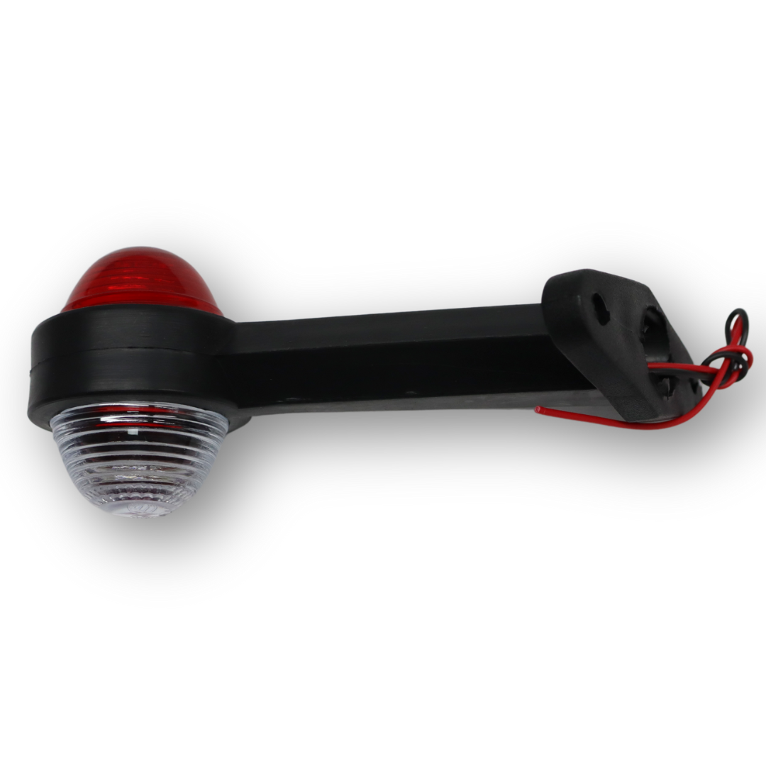 Ліхтар габаритний ріг двоколірний прямий середній 16 см Ліхтар габаритний ріг двоколірний прямий середній 16 см