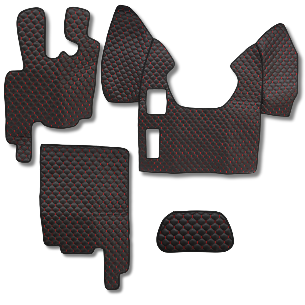 Коврик Экокожа DAF XF95 1997-2005; МКПП, черный,