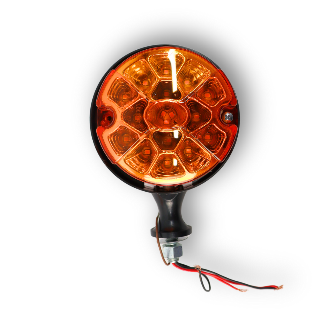 Фонарик габаритный LED 12\24 В двухцветный на зеркало