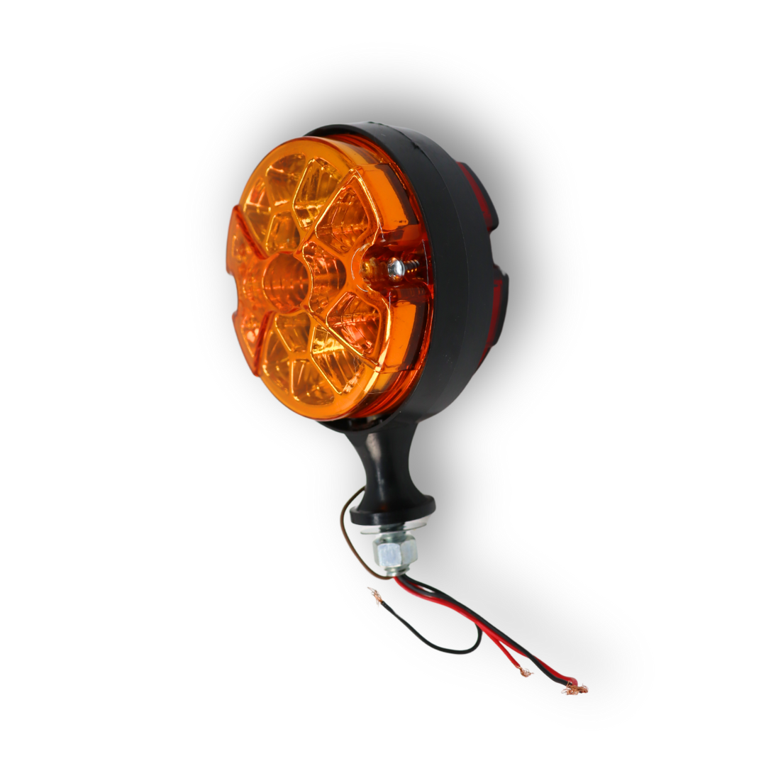 Фонарик габаритный LED 12\24 В двухцветный на зеркало