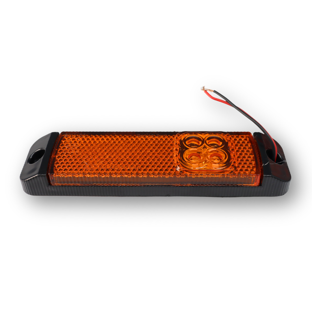 Ліхтар габаритний діодний жовтий \ 4 діода + відбивач \ ÇERAY Ліхтар габаритний діодний жовтий \ 4 діода + відбивач \ ÇERAY