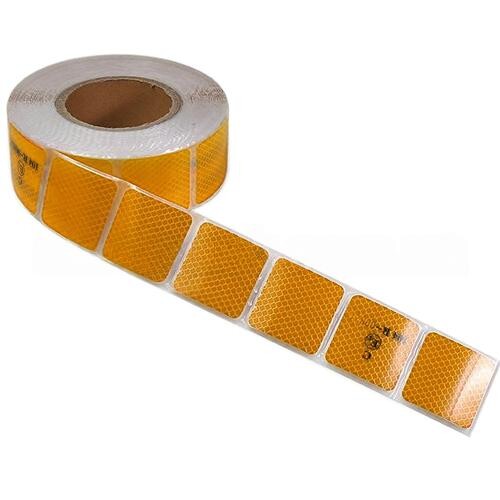 Стрічка світловідбивна для тенту, жовта Стрічка світловідбивна для тенту, жовта