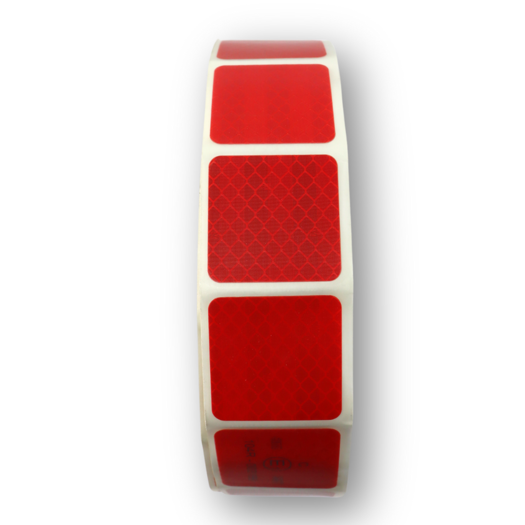 Стрічка світловідбивна для тенту, червона Стрічка світловідбивна для тенту, червона