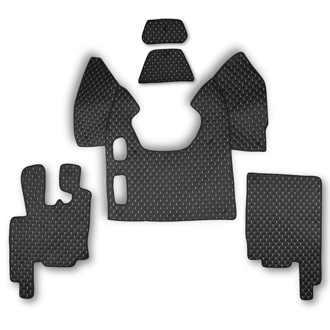 Коврик Экокожа DAF XF95 1997-2005; АКПП, черный, Коврик Экокожа DAF XF95 1997-2005; АКПП, черный,