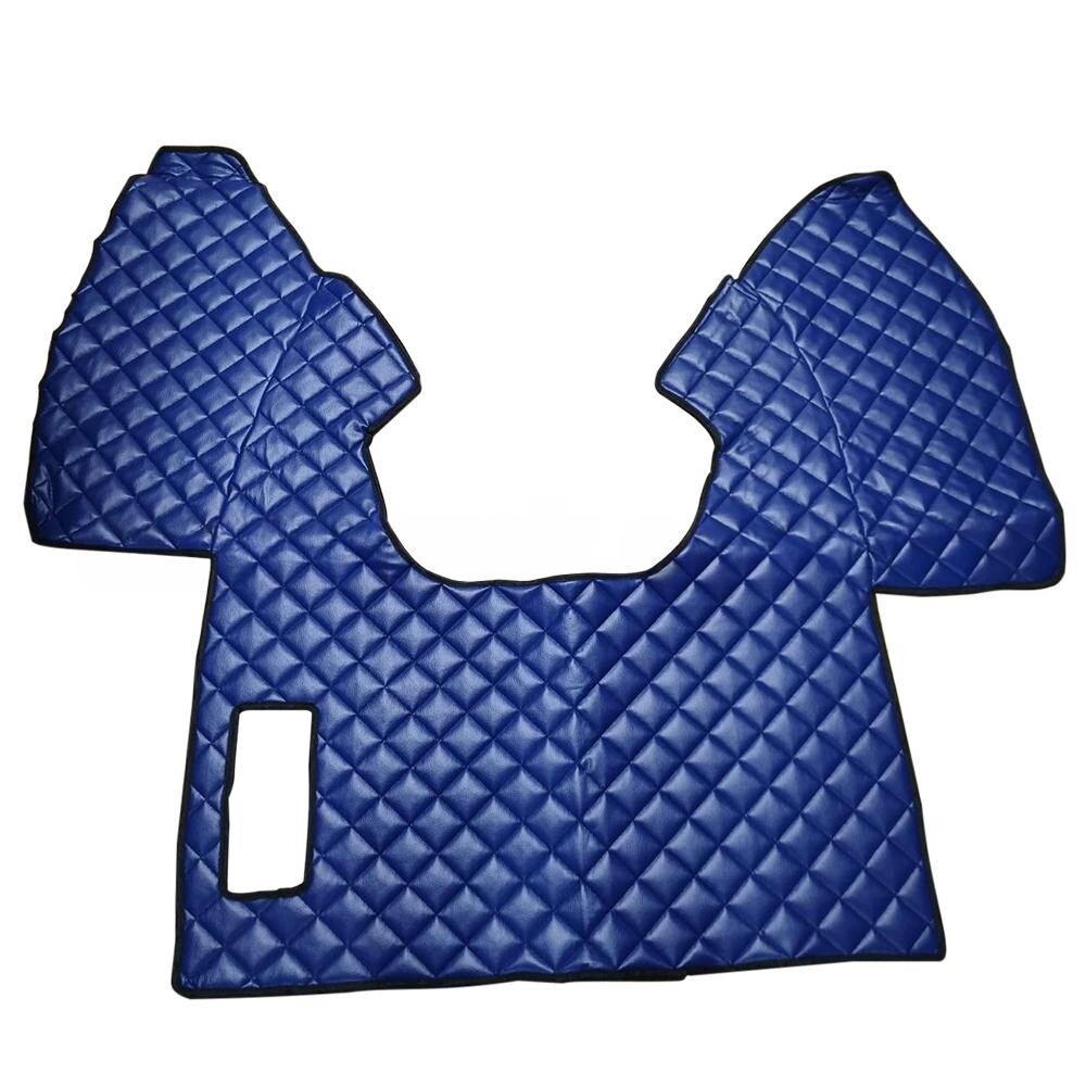 Коврик Экокожа DAF XF95 1997-2005; АКПП, синий,