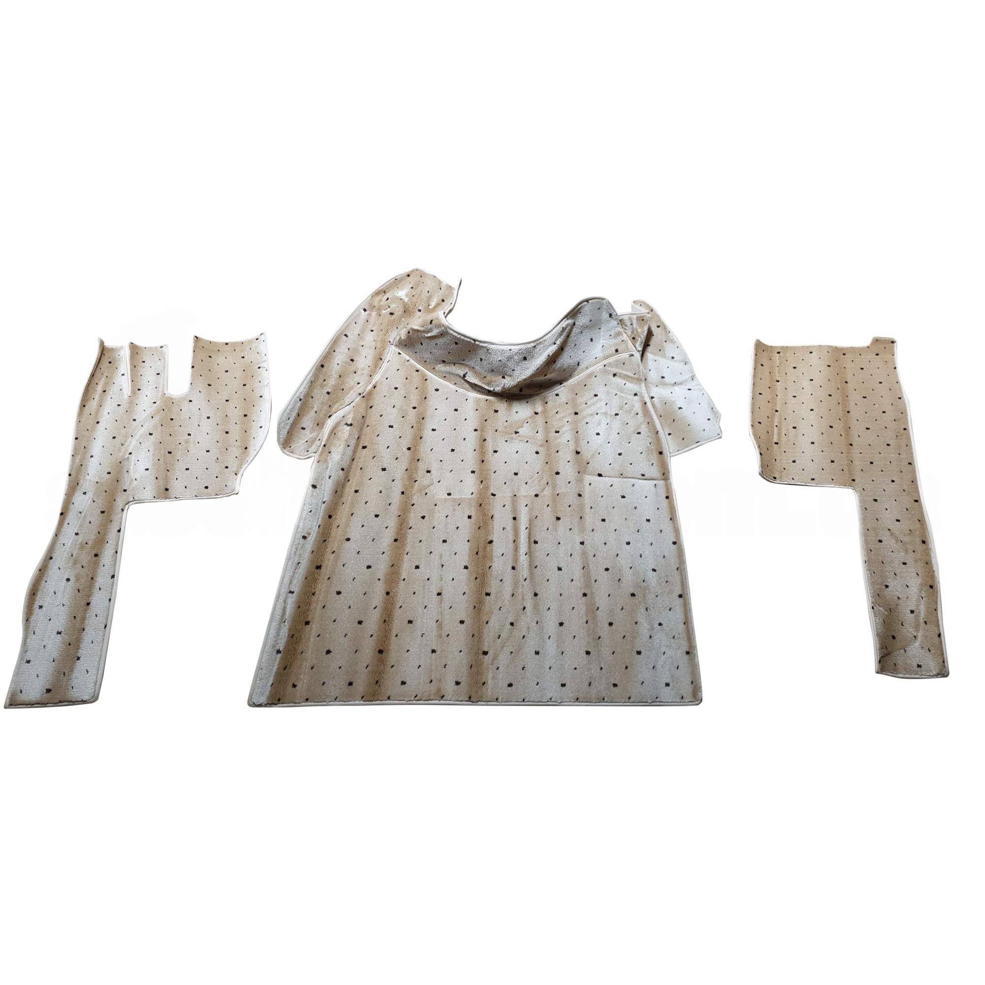 Килимок салону м'який VOLVO FH 2010-2014 автомат (водій+пасажир+середина) \беж.\