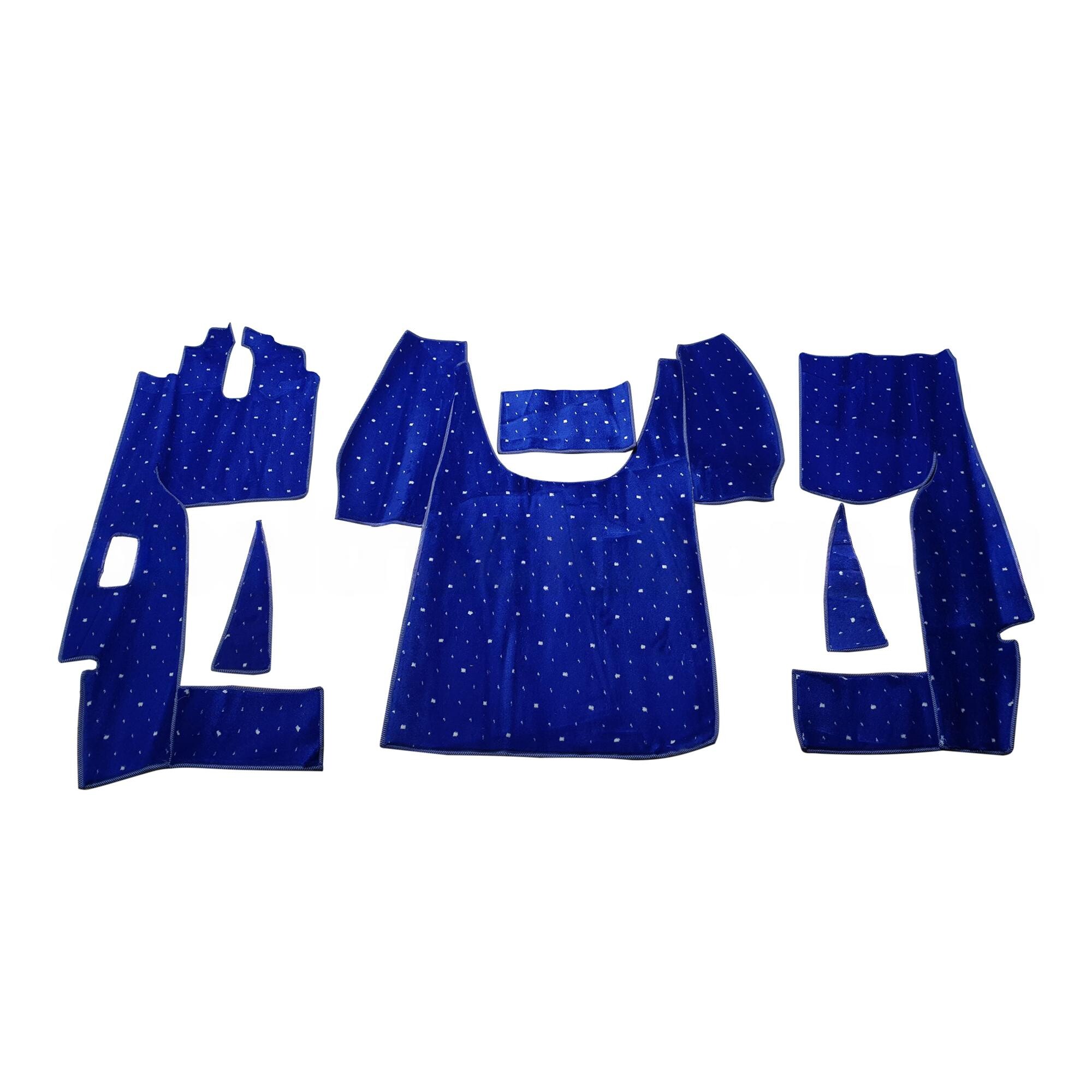 Килимок салону м'який MERCEDES AXOR 1840 c 2009-2015 автомат (водій+пасажир+середина) .\синій\