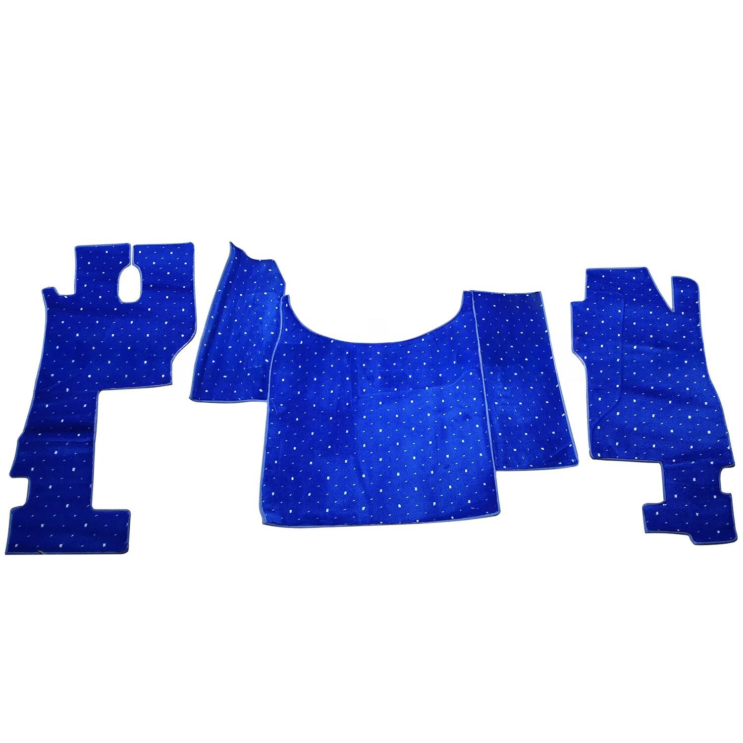 Килимок салону м'який MERCEDES ACTROS 1844 c 2006-2012 автомат (водій+пасажир+середина) .\синій\