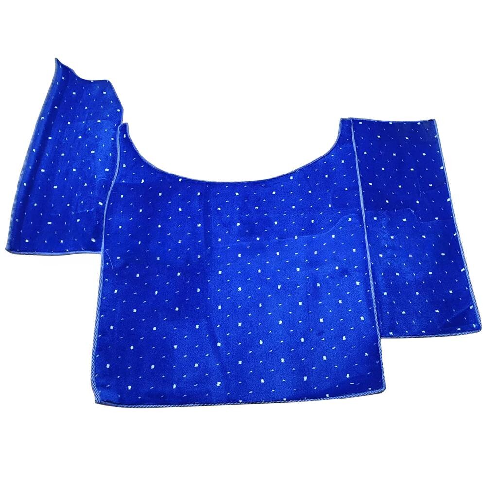 Килимок салону м'який MERCEDES ACTROS 1844 c 2006-2012 автомат (водій+пасажир+середина) .\синій\