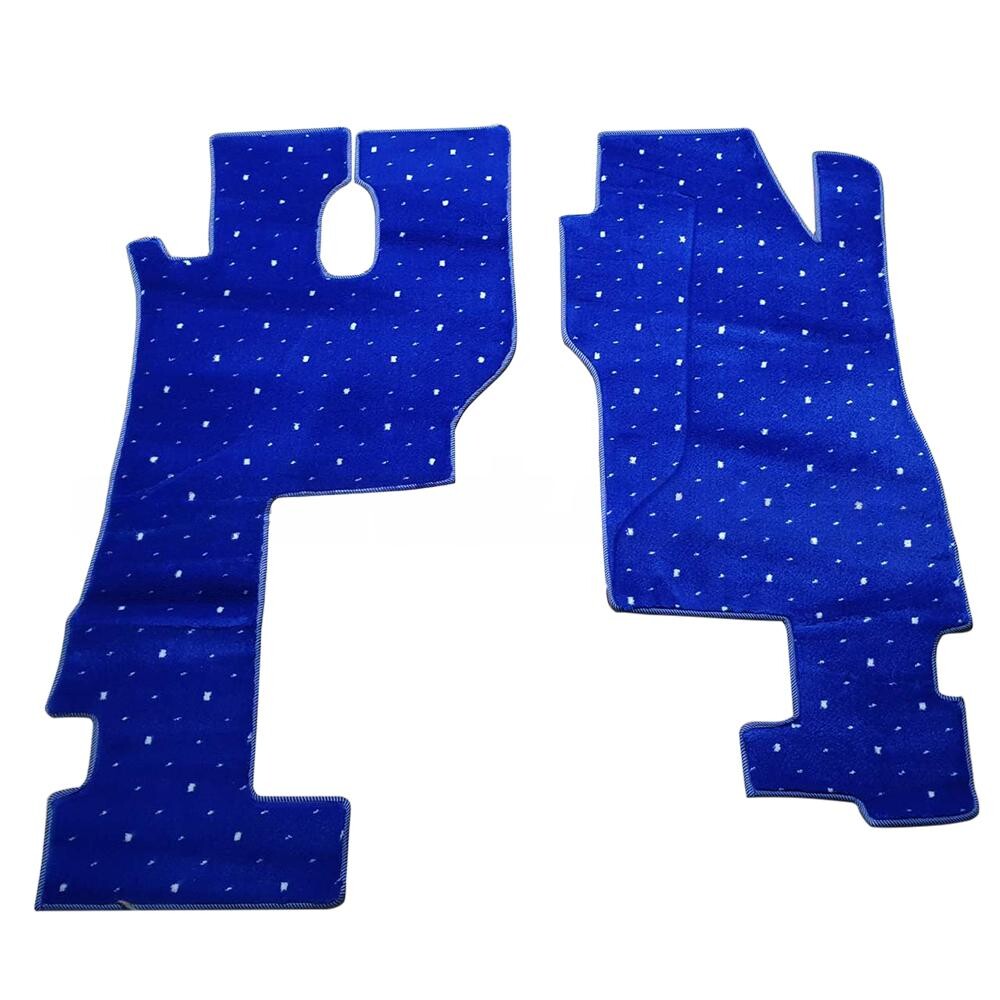 Килимок салону м'який MERCEDES ACTROS 1844 c 2006-2012 автомат (водій+пасажир+середина) .\синій\