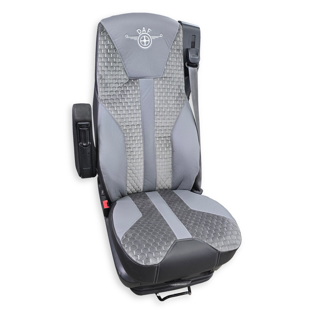 Чохол на сидіння Enterprise DAF XF105 106 XG CF85 LF (2013-2024)   сірий