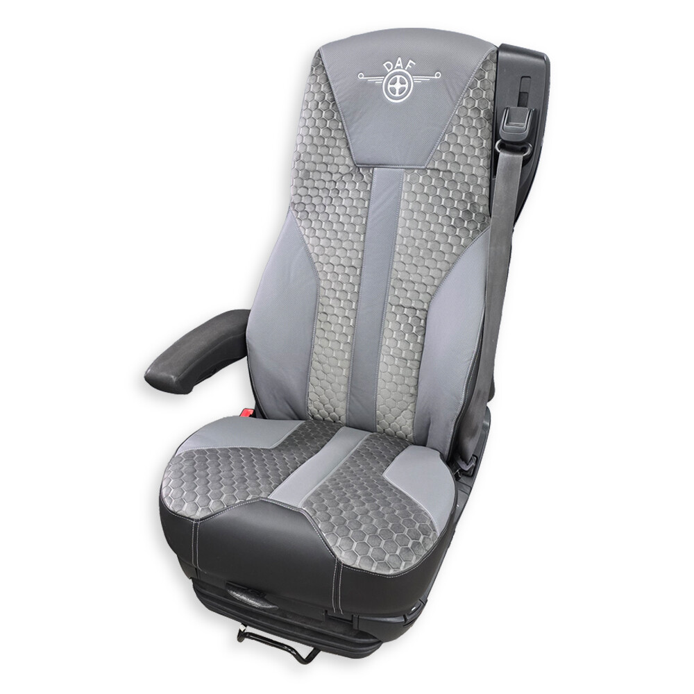 Чохол на сидіння Enterprise DAF XF105 106 XG CF85 LF (2013-2024)   сірий