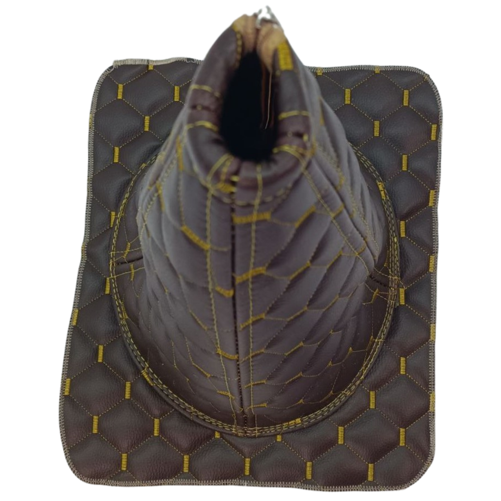 Чехол КПП  экокожа DAF, Volvo коричневый