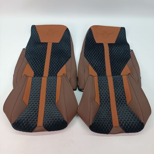 Чохол на сидіння Enterprise DAF XF105 106 XG CF85 LF (2013-2024) коричневий Чохол на сидіння Enterprise DAF XF105 106 XG CF85 LF (2013-2024) коричневий