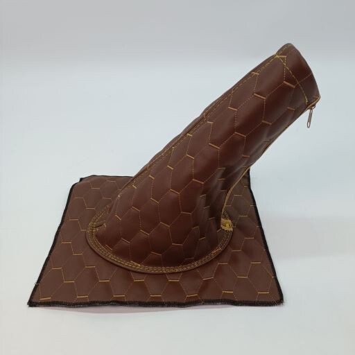 Чохол КПП екошкіра MAN, Renault коричневий Чохол КПП екошкіра MAN, Renault коричневий