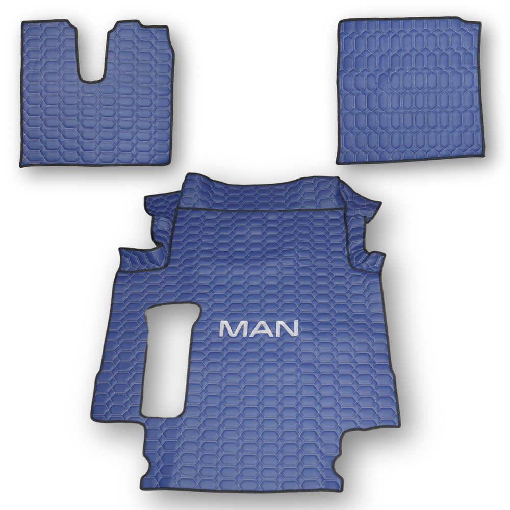 Коврик Экокожа MAN TGA;  АКПП; синий