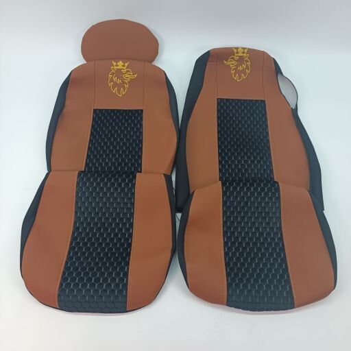 Чехол на сидіння SCANIA R,G,P (2004-2017) водій пілот - пас. складне, ST коричневый Чехол на сидіння SCANIA R,G,P (2004-2017) водій пілот - пас. складне, ST коричневый